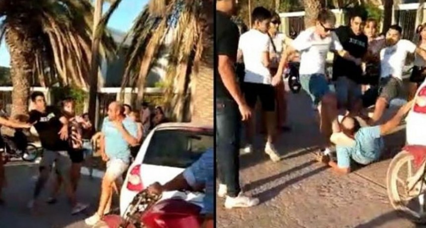 Dos grupos de jóvenes protagonizaron una brutal pelea a la salida de un festival 