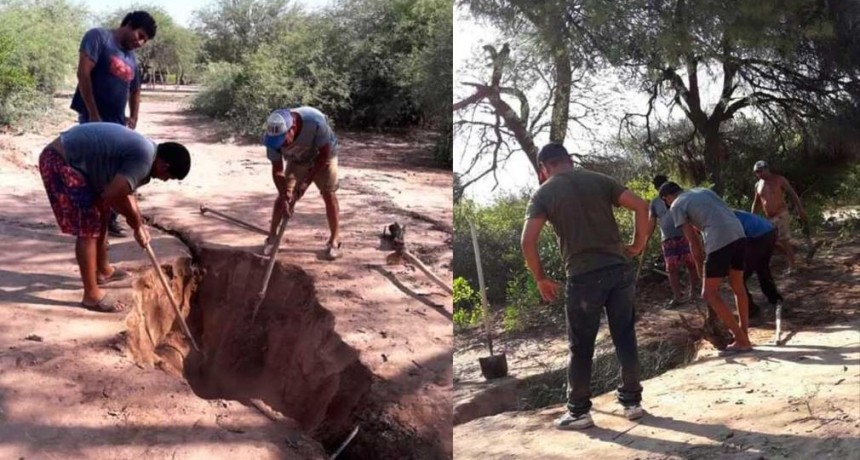 Vecinos de Donadeu sorprendidos por la aparición de una enorme grieta en el suelo