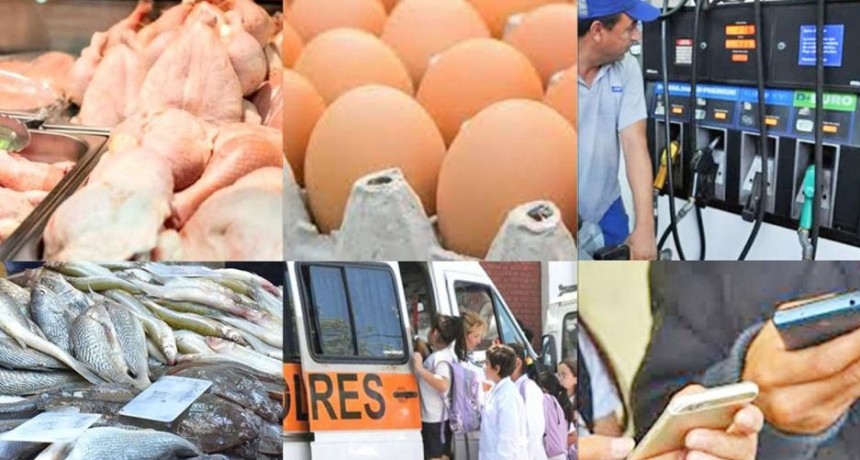 Celulares, combustibles, el pescado, pollos y huevo llegan con más alzas