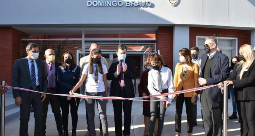 Zamora inauguró un colegio y un jardín de infantes en Chauchillas