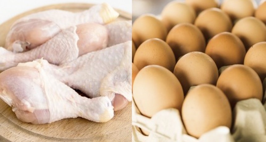 Subió el precio del pollo un 7% y 18% los huevos, en un mes acumulan 21% y 42%