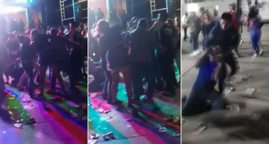 Desalojan un local bailable tras una batalla campal en la que hasta un policía resultó lesionado, agredido por mujeres alcoholizadas