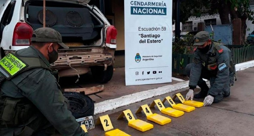 Monte Quemado: secuestran 7 kilos de cocaína durante un procedimiento sobre Ruta 16