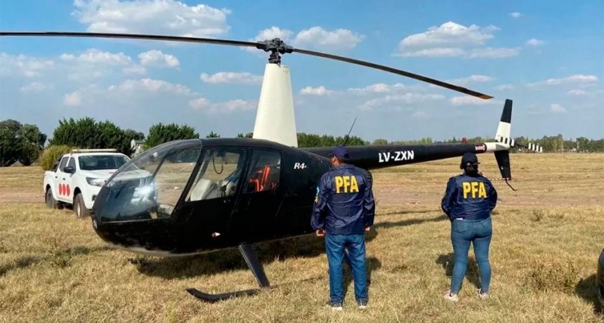 Salta: un helicóptero recuperado del narcotráfico fue donado a una escuela