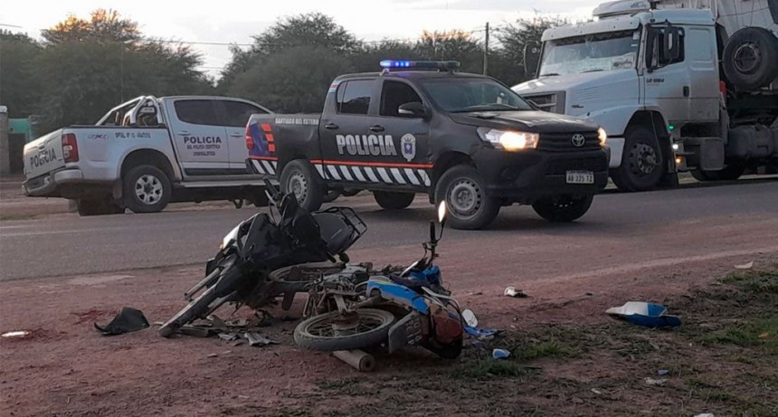 Añatuya: dos lesionados tras choque en ruta 92