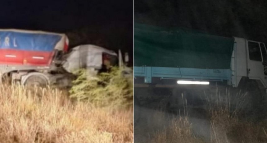 Camionero se quedó dormido, se cruzó de carril y rozó a otro camión