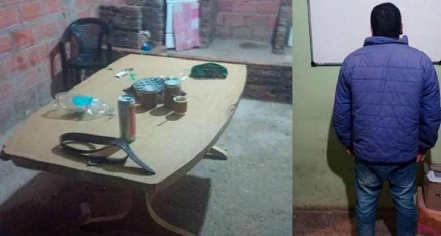 Ebrio, atacó a cintazos a su concubina delante de sus hijos y terminó tras las rejas
