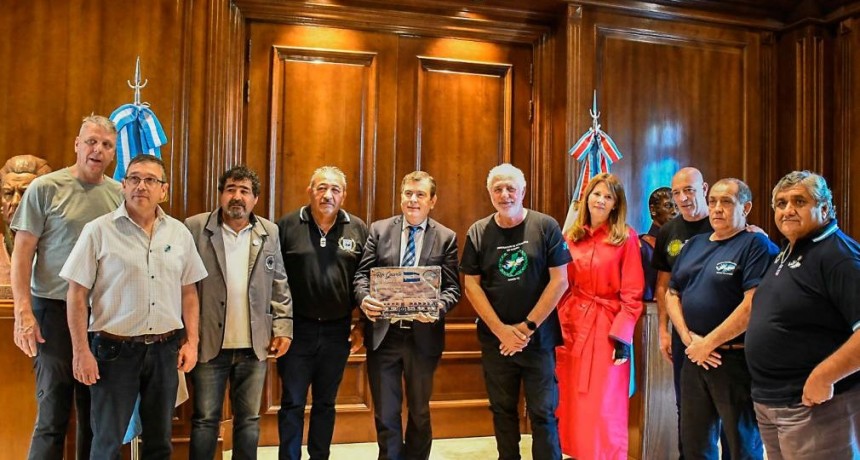 Gerardo Zamora recibió la visita de Ex Combatientes de Malvinas