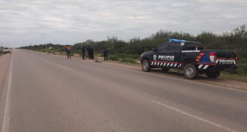 Añatuya: Empleado municipal murió tras ser embestido por un automóvil que se dio a la fuga