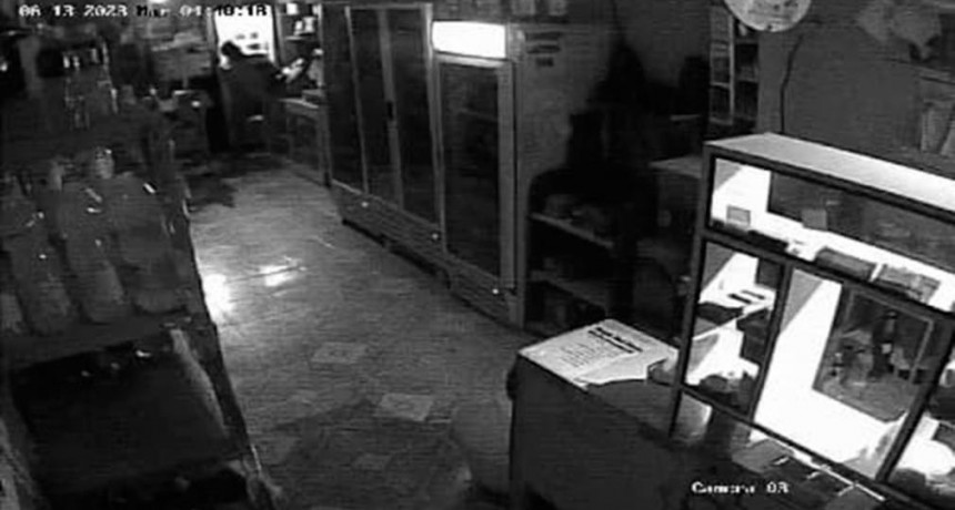 Añatuya: entró a robar a un kiosco, se llevo la recaudación y quedó grabado por las cámaras