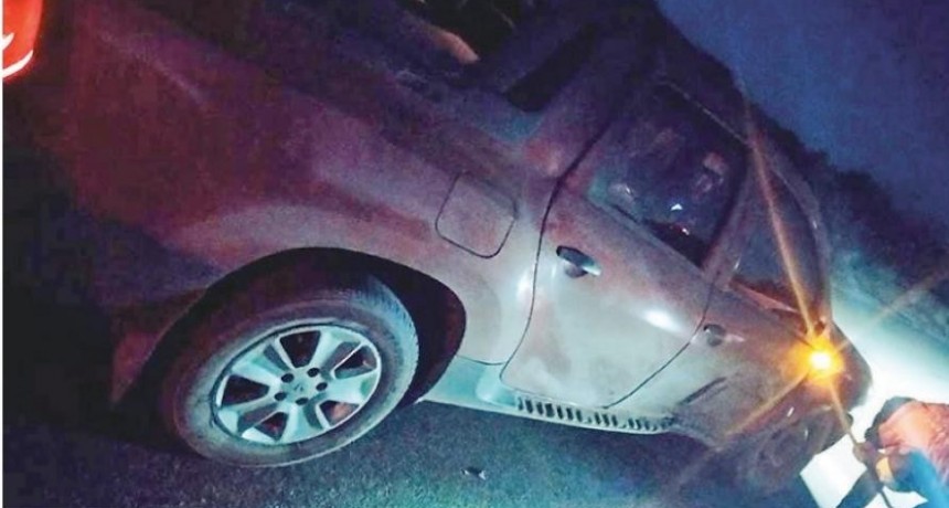 Intentó no chocar a un zorro, perdió el control y volcó con camioneta