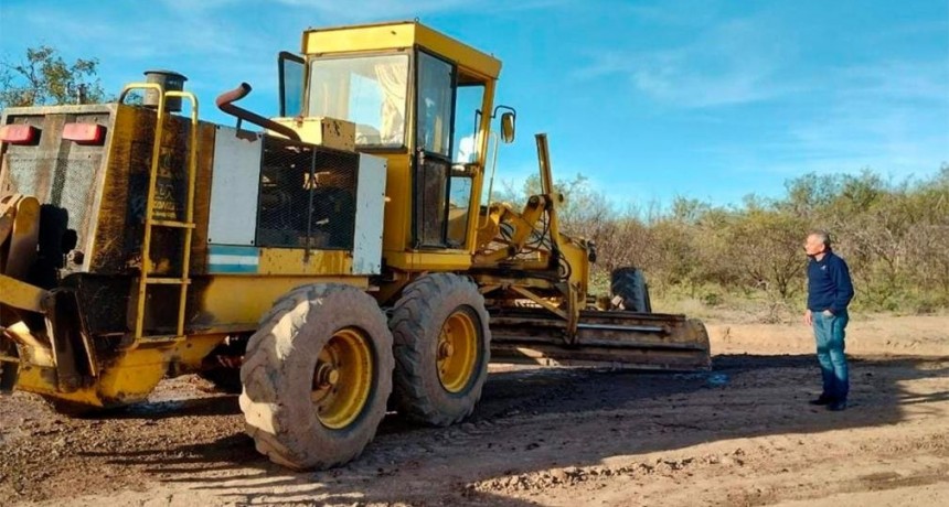 La Municipalidad de Pinto con ayuda de Vialidad recupera caminos rurales