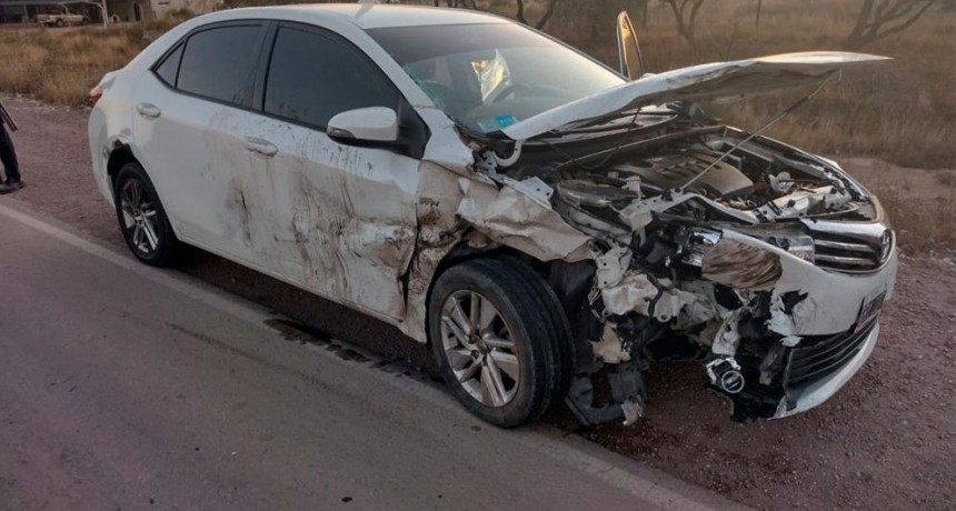 Añatuya: automovilista embistió a un camión en ruta 92