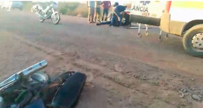 Menor hospitalizada tras violento derrape en Ruta 21 en Añatuya
