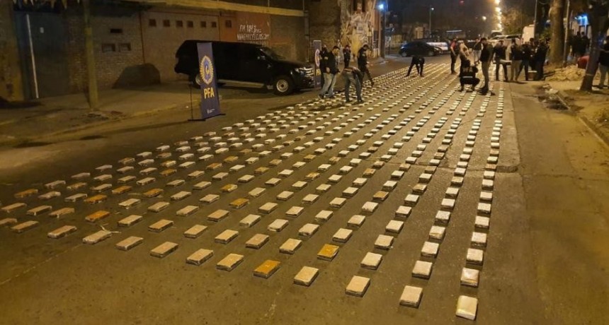 Un allanamiento y un detenido en Santiago por los 1.658 kg de cocaína secuestrados 