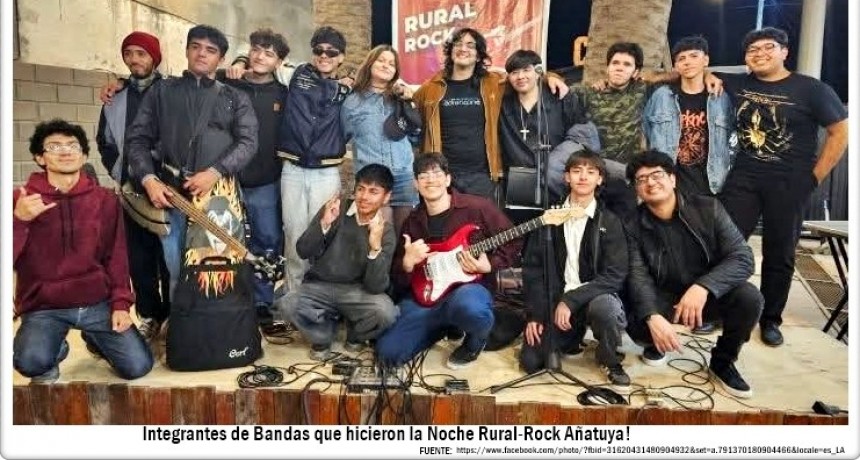 Añatuya Vibra al Ritmo del Rock Joven