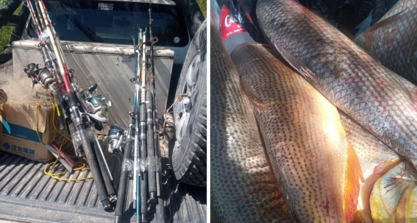 Frenan pesca furtiva en el río Saladillo