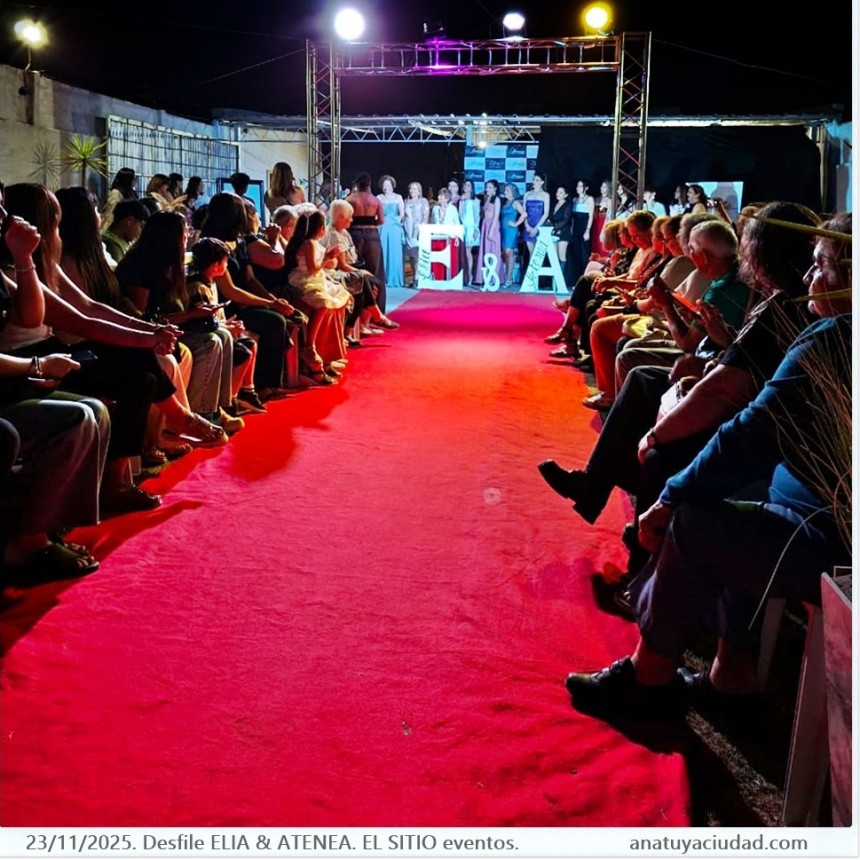 ELIA & ATENEA brillaron en un desfile que colmó EL SITIO