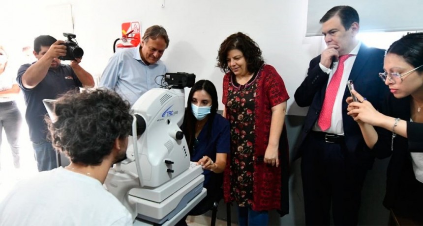 Zamora inauguró cuatro puestos sanitarios, junto a los ministros Vizzotti y Bauer